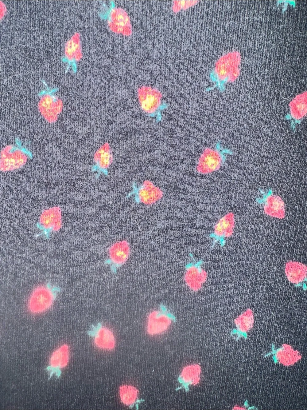 Art Class Girls Black Strawberry Print Tank Top Size L 10/12